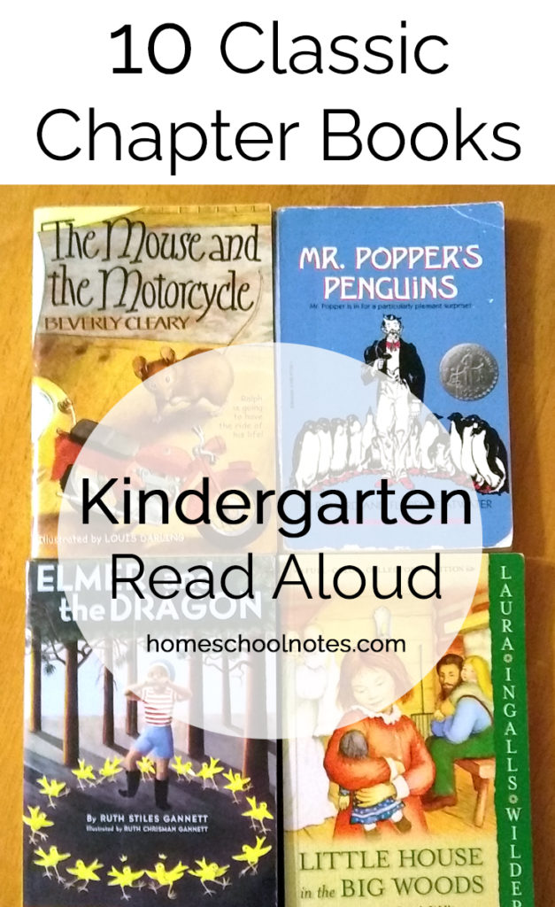 10 Classic Chapter Books for Kindergarten | Homeschool Notes